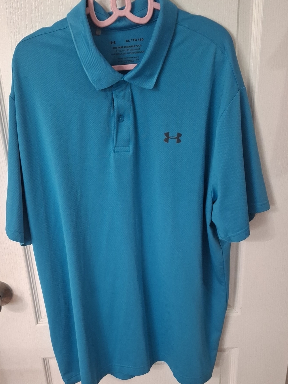 Under Armour Teal Blue Performance Polo XL